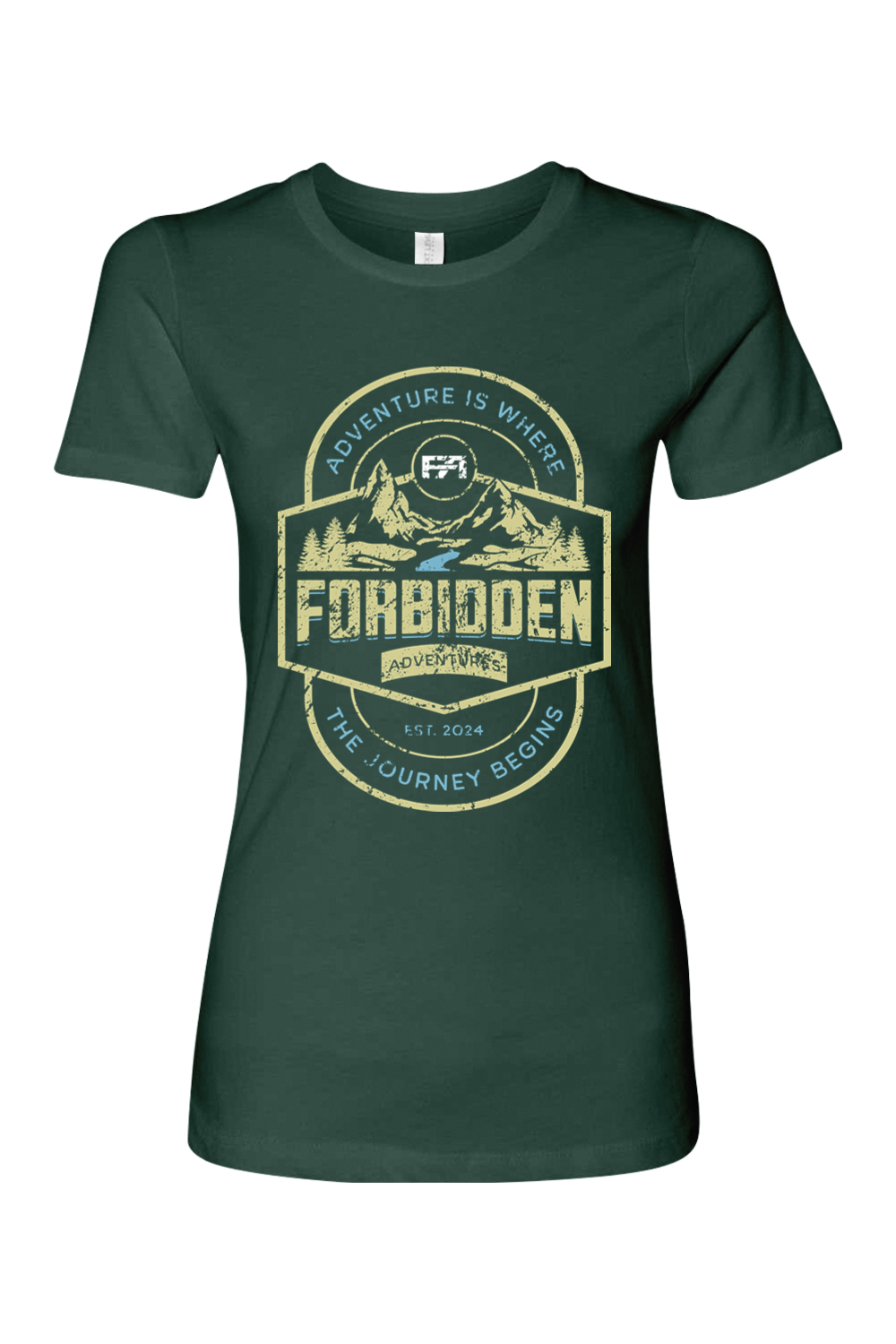 LIFES A JOURNEY LADIES TEE